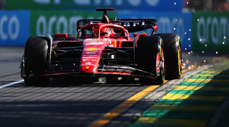 Leclerc takes the lead in Australian second practice! Verstappen Sainz follows!