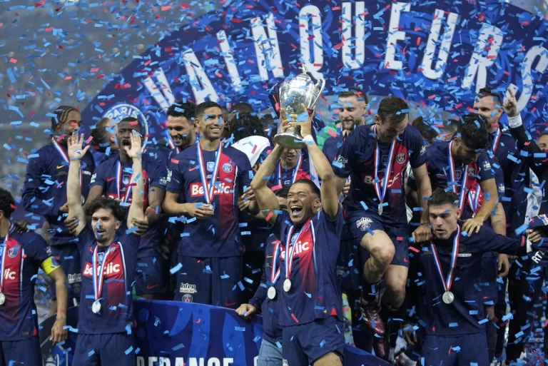 PSG Wins French Cup and Double in Mbappé’s Farewell Game