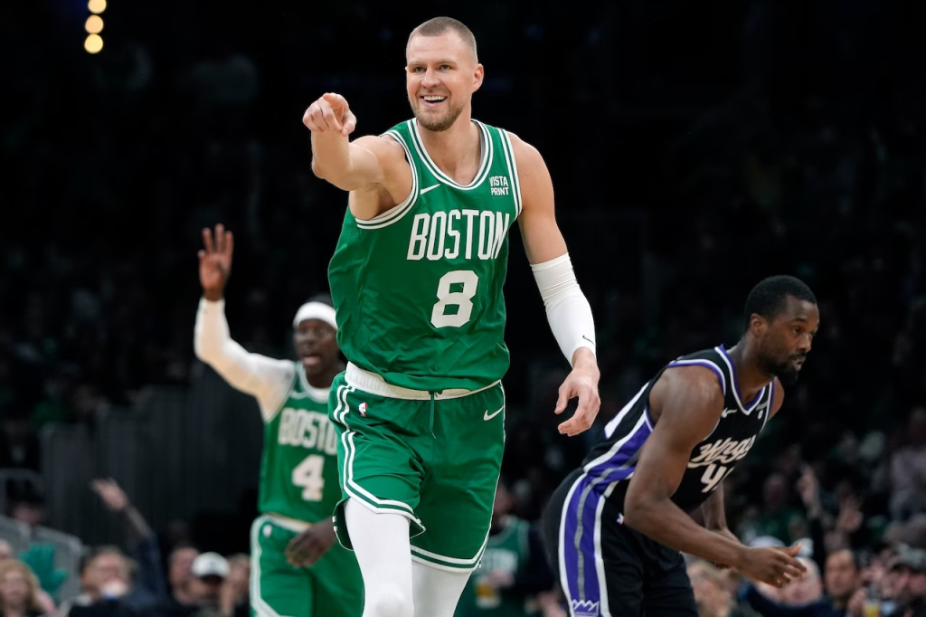 Kristaps Porzingis Nearing Return as Celtics Gear Up for NBA Finals Against Mavericksillustration