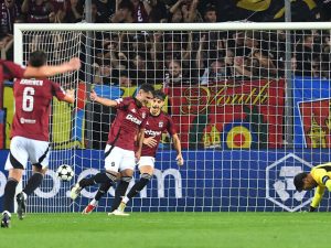 Sparta Beat Salzburg, Bologna Draw with Shakhtar in Champions League